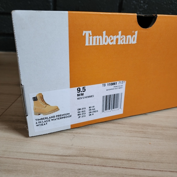 NEW In Box Timberland Premium 6 Inch Lace Waterproof Work Boots 9.5 Mens Outdoor - Picture 2 of 7